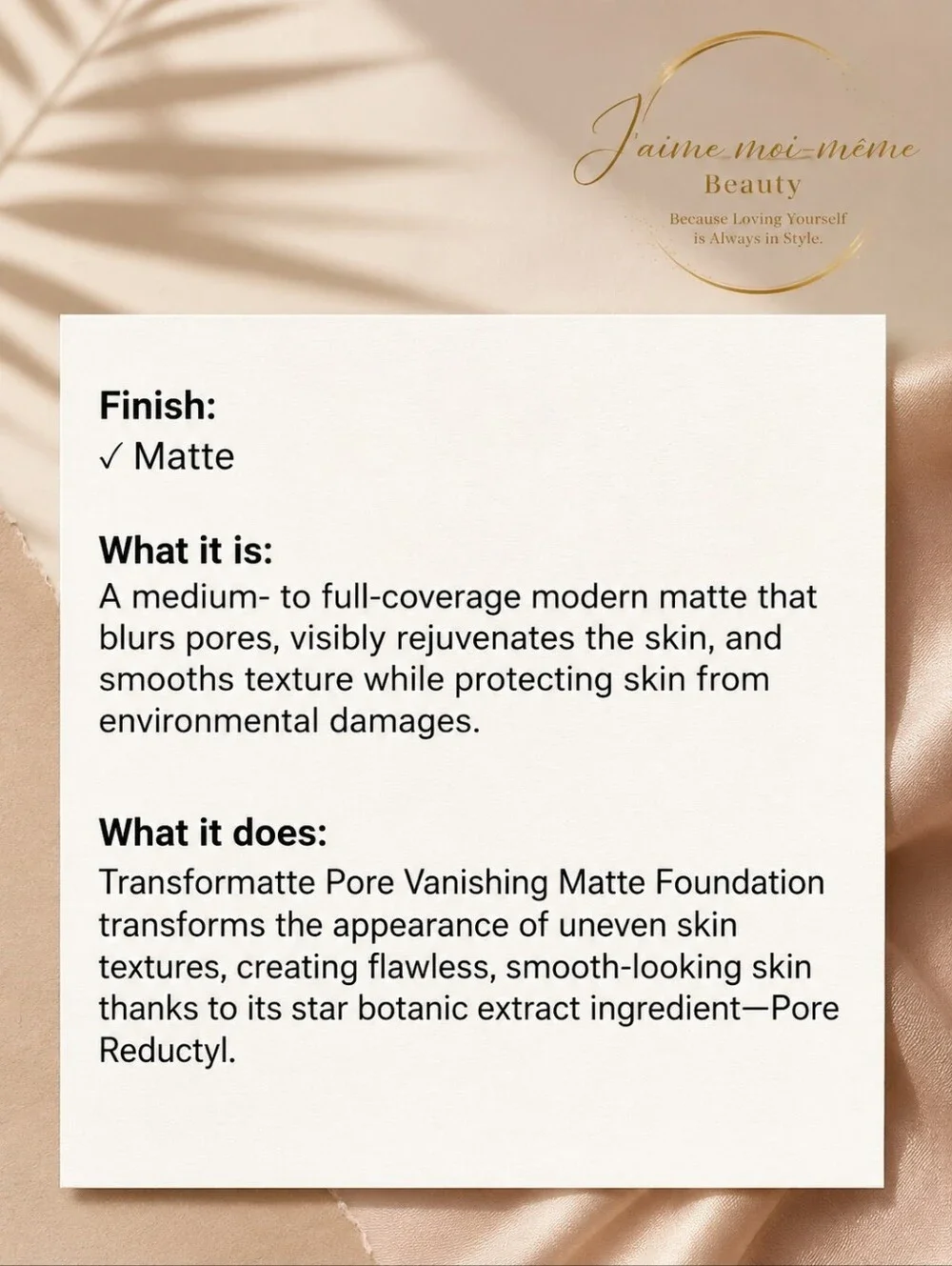 Natasha Denona Pore Vanishing Foundation 85 WN - NEW